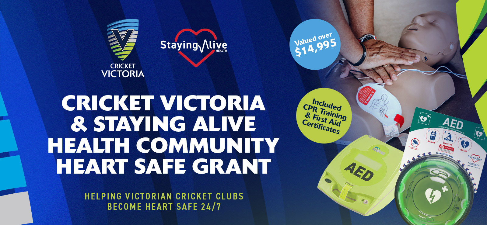 Cricket Victoria Offers AED Grants to Community Clubs